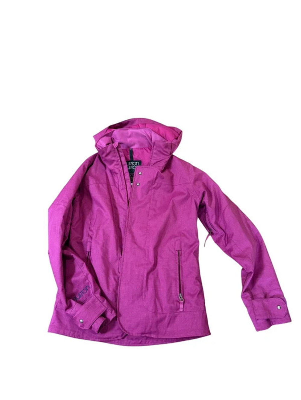 Burton Women's Snowboard Jacket Pink DryRide Hood Ski Jacket